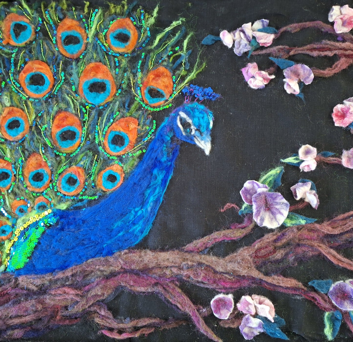 Peacock bloom