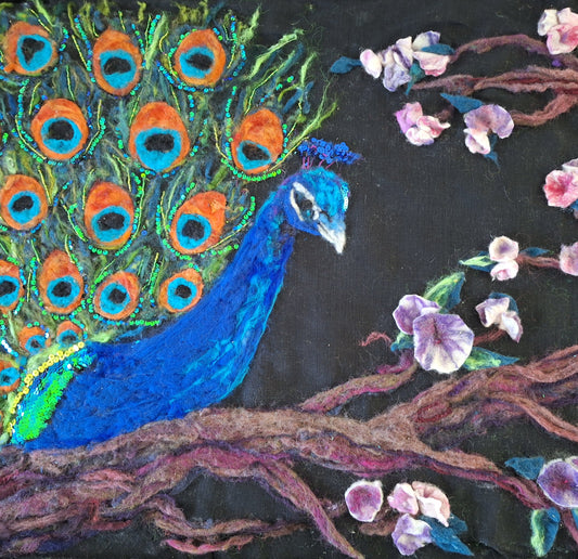 Peacock bloom